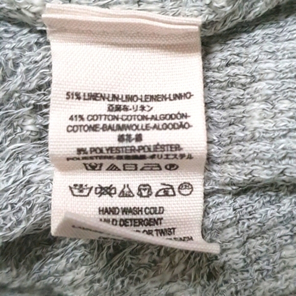 Free People Blended Linen Asymmetrical Knitted Pullover - Picture 5 of 7